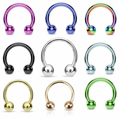 China Ring Nose Piercing Casual/Sporty Horseshoe Body Jewelry for sale