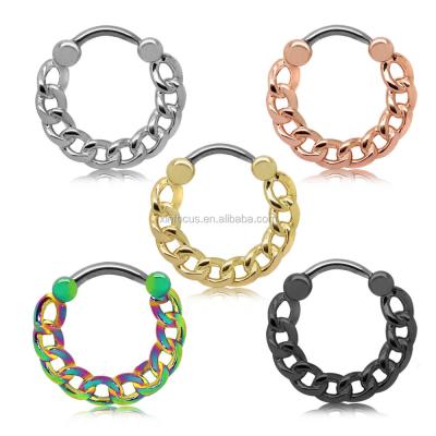 China Casual Septum Helix Piercing Nose Ring for sale