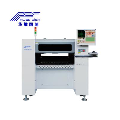 China 0201/40*40mm Vision Vertical 8 Rack Heads Automatic Surface Mount Machine For SMD Installation Pick And Place Machine HW-T8SG-80F for sale