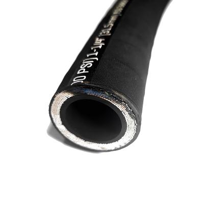 China Extremely High Pressure Original Steel Braid Spiral DOORS 6/8/10/12/16/20/24EFG6K 4-6 Hydraulic Rubber Hose Exceed SAE 100R15 for sale