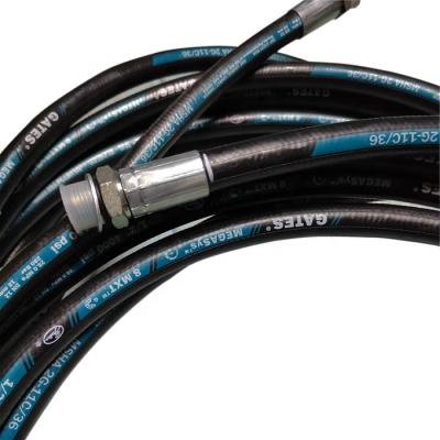 China Flexiable TRIGGERS High Quality Hydraulic Hose 4500psi Use Pressure Wire Braid Hydraulic Hose for sale