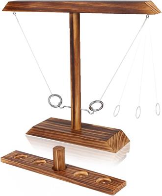 China OUTDOOR BUYER'S CHOICE LARGE SIZE WOODEN BATTLE HOOK RING THROWING GAME FOR KIDS 2023 TOYS for sale