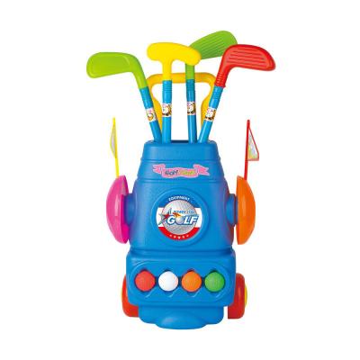 China OUTDOOR BUYER'S CHOICE PREMIUM GOLF CLUB BALL PLASTIC PUTTER TOYS FULL SET KIDS TOYS 2023 for sale