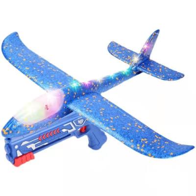 China OUTDOOR BUYER'S CHOICE FOAM HANDHELD SHOOTER PLANE WITH LIGHTING ALL OVER BODY KIDS TOYS 2023 for sale