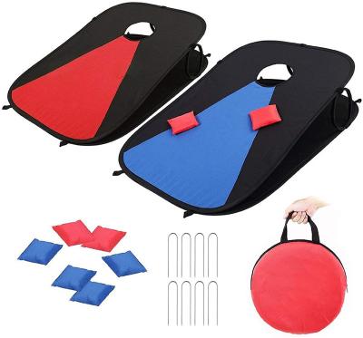 China OUTDOOR BUYER'S CHOICE FOLDABLE POLYESTER CORNHOLE BOARD GIANT BEARBOARD THROWING GAME FOR SUMMER TOYS for sale