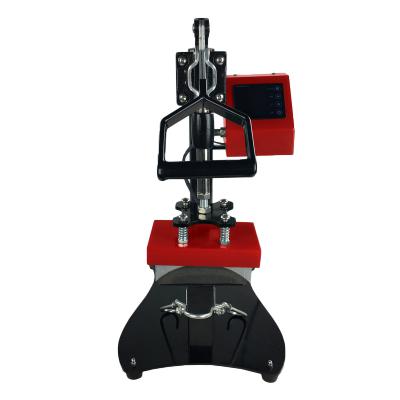 China Garment Shops New Design 2IN1 Hat Logo Printing Heat Press Machine With One Logo Pressure Plate for sale