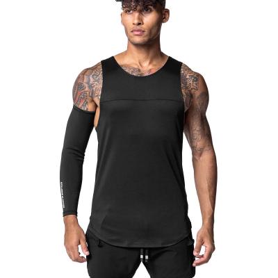 China 2023 Summer other men's sports vest running round neck sleeveless men's quick-drying T-shirt workout vest men for sale