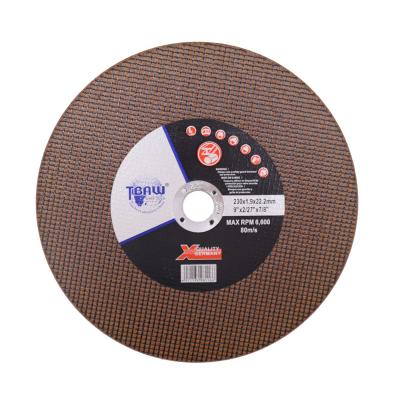 China China Stainless Steel Abrasive Disc Cutting Wheels 230mm Cutting Disc For Rubber Metal Stone Custom for sale