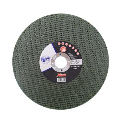 China Stainless Steel Tools Net Green China Abrasive Double Cutting Discs 180*1.6 Stainless Steel Cutting Wheel for sale