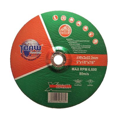 China Stone Cutting Manufacturers In China Size Thickness 3mm Custom Flexible Depressed Abrasive Disc for sale