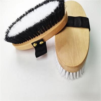 China Durable Burgundy Tendon Boots Horse Detangler Brush for sale