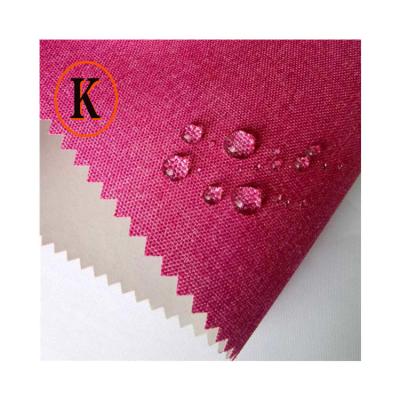 China Cheap Waterproof Factory Oxford PU/PVC Cationic Waterproof Coated Fabric For Bag/Storage Box/Dog Bed for sale