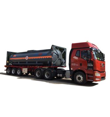 China Truck Trailer QILIN Brand With 3 Axles Chemical Oil Tanker Semi Trailer for sale