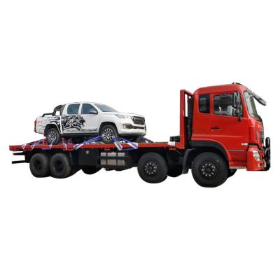 China dongfeng new heavy duty platform truck 8x4 truck cargo truck widely for sale 33000kh for sale