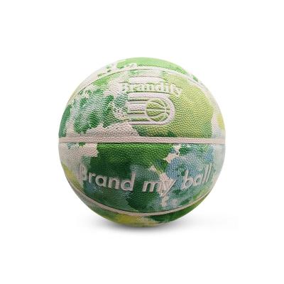 China Wholesale Custom Basketball Global Print Pattern Dye Practice Link Indoor Outdoor Use For Kids for sale