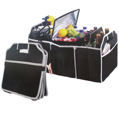 China Fashional Custom Folding Storage Bag For Nonwoven Fabrics Cheap Car Organizer Bag Vehicles Promotion for sale