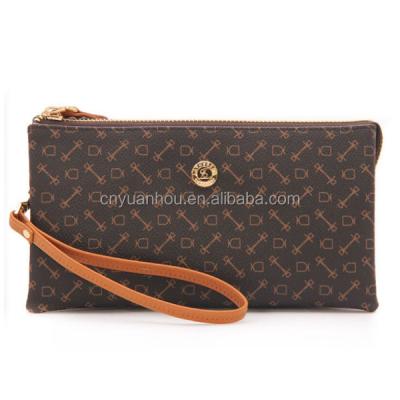 China NATIONAL Cheap Promotional Zipper Wallet Women Double Zipper Wallet And Purse for sale