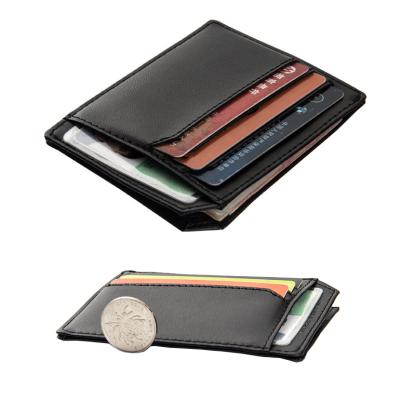 China Vintage Men's Youth Men's Simple Thin Clutch Wallet Credit Card Wallet Creative Driver's License Mini Package for sale