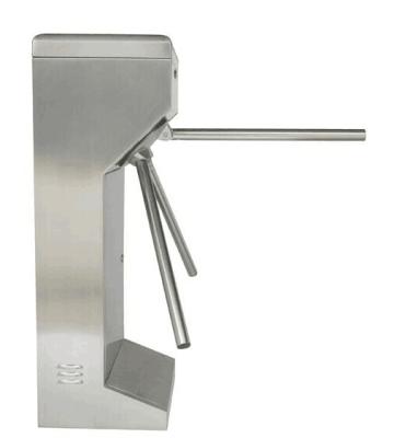 China SUS304 stainless steel fingerprint turnstile, solenoid turnstile, drop arm gate for sale