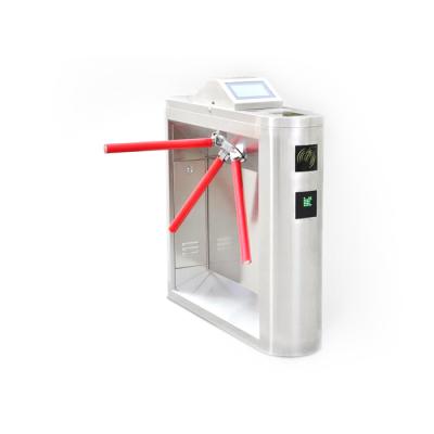 China 304 stainless steel portable security access control cards reader acess turnstile with wheels for sale