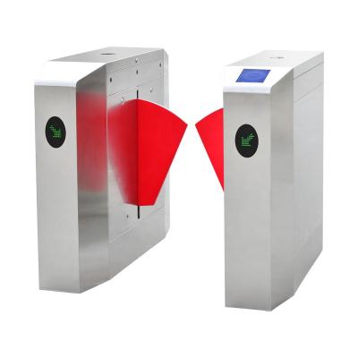 China 304 Stainless Steel Automatic Door Security Access System Turnstile Gate Flap Barrier Gate for sale