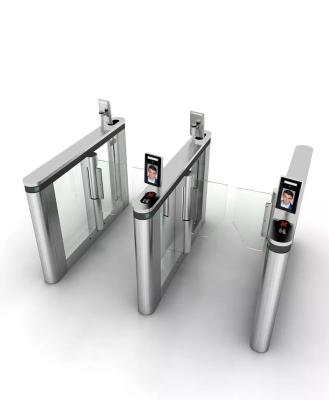 China 304 or 316 stainless steel biometric access control system speed swing turnstile gate, access control gate swing barrier for sale