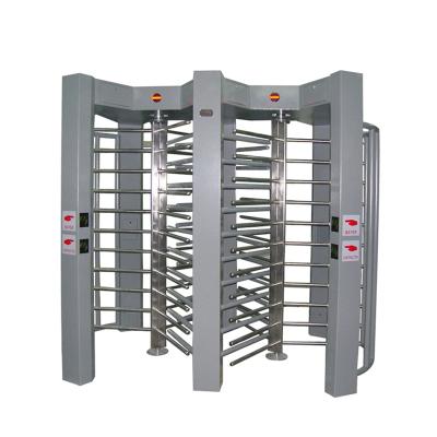 China stainless steel gate security barrier, face recognition full height turnstile price, rfid security gate L2800*W1813*H2400mm for sale