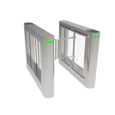 China SUS304 Stainless Steel Automatic Security Gate , Fingerprint Access Control Swing Barrier Gate for sale