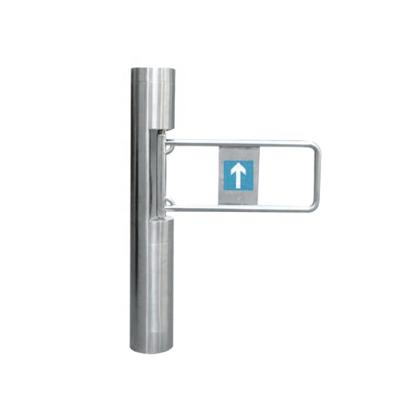 China 304 Stainless Steel Security Swing Turnstile Waterproof 304 Stainless Single Lane Barrier Turnstile For Supermarket for sale