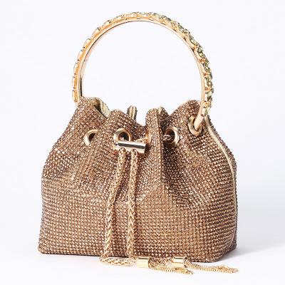 China High Quallity Hot selling evening bag women's chain high-end evening dress banquet bag full of diamond bags for sale