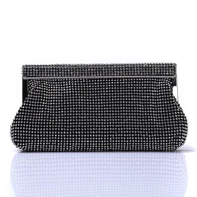 China High Quallity Hot Sale Dinner Clutch Full Diamond Banquet Bag Diamond Evening Bag Bridal Bridesmaid Bag for sale