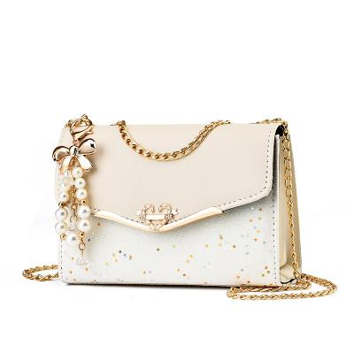 China High Quallity 2022 Luxury Design Bags Women's Messenger Bag Sequins One Shoulder Women's Satchel Mobile Phone Storage Bag for sale