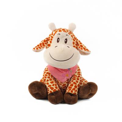 China Toys/Gifts Suitable For Above 3 Voice Old Age Wild Animals Giraffe Plush Stuffed Toys For for sale