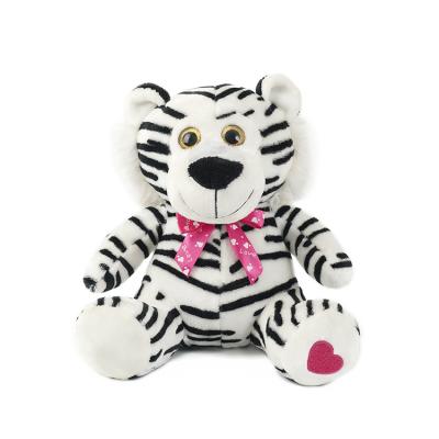 China 2021 New Mini White Realistic Wild Animal Tiger Stuffing Toys/Gifts And Plush Toys for sale