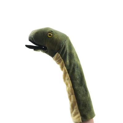 China Custom Toys/Gifts China Factory Hot Selling Animal Snake Shape Hand Puppets for sale