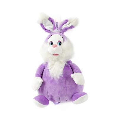 China Hot Sale Style Toys/Gifts Purple Rabbit Cartoon Backpack Kids Plush Candy Bags for sale