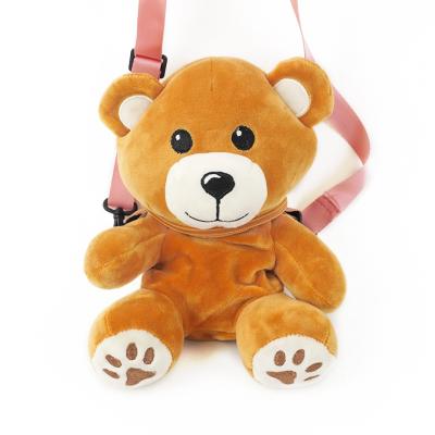 China Toys/Gifts New Style Factory Custom Cute Bear Mini Bottle Shaped Candy Plush Bag for sale