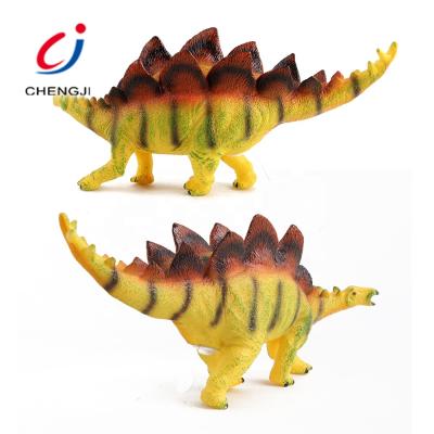 China Colorful model simulation vinyl reality dinosaur soft rubber animal toys CJ-1618062 for sale