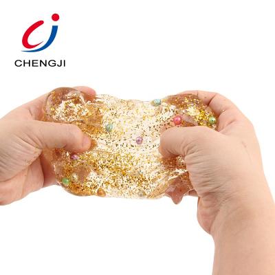 China Educational Toys DIY Clear Colorful Crystal Power Makeup Mud Set Kit CJ-1931147 for sale