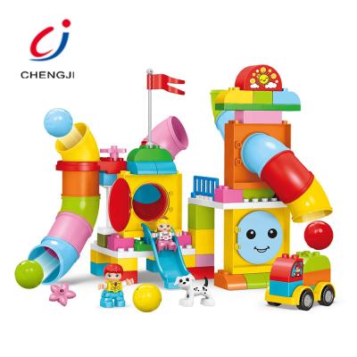 China Construction Toy Preschool Game Plastic Educational Smart Pipe Blocks Building Toys for sale