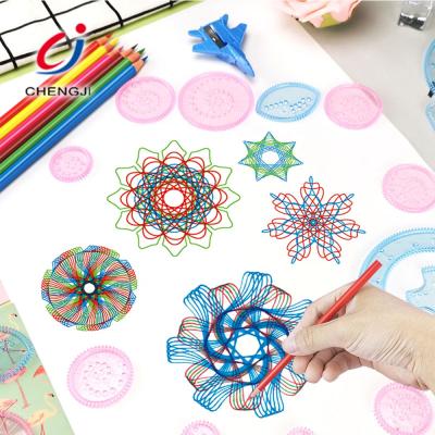 China Children Plastic Toys Spirograph Educational Plastic Creative Toy, Most Popular Pirograph Drawing Toy for sale