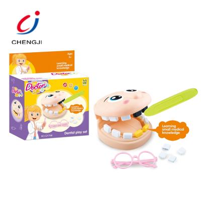 China Cheap Plastic Pretend To Play Mini Kids Medical Plastic Dentist Toys Doctor Sets Set for sale