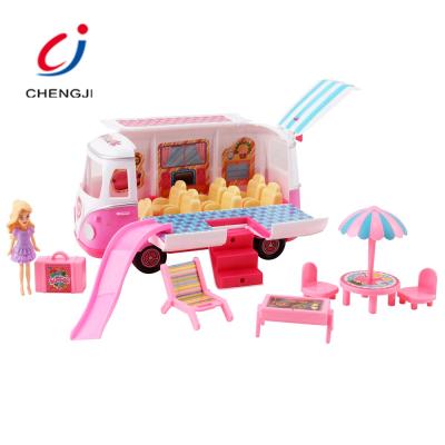 China Plastic Toys For Kids Educational Toy For Kids Food Truck, 2020 Gifts Food For Kid Plastic Food Cart for sale