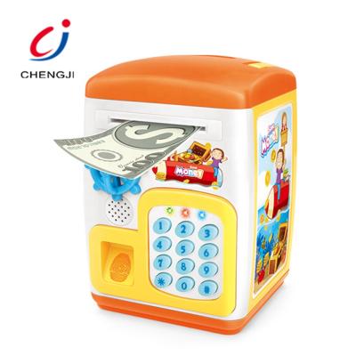 China New Design Simulation Plastic ATM Machine Money Saving Children Plastic Toy Safe Bank for sale