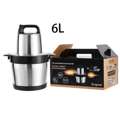 China High Efficiency 10Liter Meat Blender Kitchen Food Grinder Powerful Portable Factory Chopper Plastic Selling 2 Speed ​​Home Use for sale