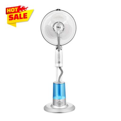 China COOLING & HUMIDIFIER Best Selling 16 Inch Cooling Water Jet Mist Stand Electric Oscillating Fans with Timer and Remote Control for sale