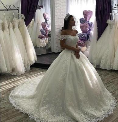 China 2016 Wholesale Anti-wrinkle Ball Gown Cheap Ivory Arabic Wedding Dress for sale