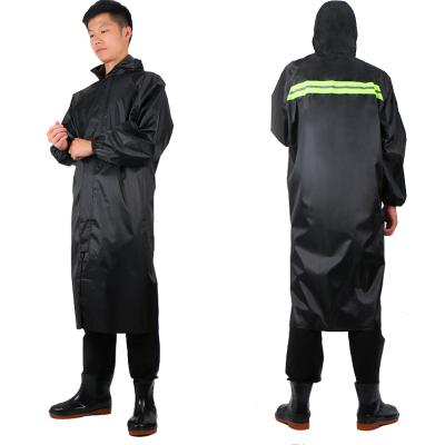 China Aeofa windproof raincoat one size team each color men's rain coat suit hooded 100% waterproof along the back reflected rape for sale