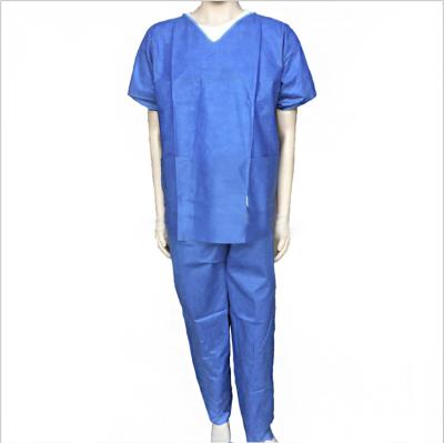 China Hospital/clinic/lab clinic dental uniform doctors/public place scrub suits hospital disposable suit medical suppliers for personal care for sale