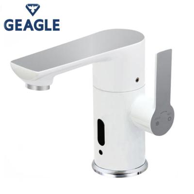 China New design electric faucets and manual and sensor charm brass automatic faucet for sale